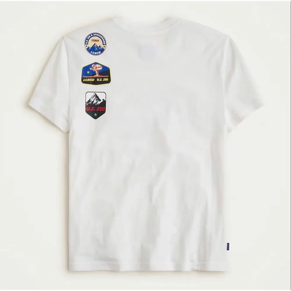 J. Crew U.S. Ski & Snowboard by J.Crew classic-fit graphic T-shirt in vintage je